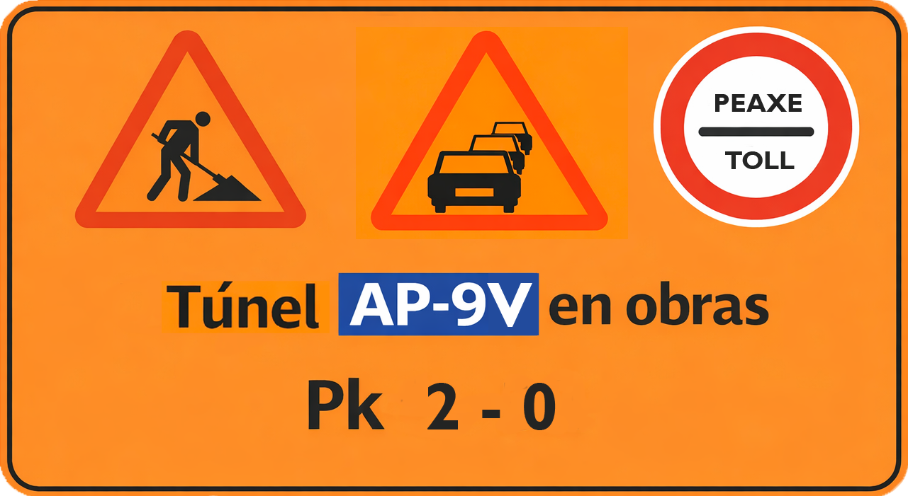 Cartel Obra AP-9V